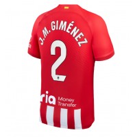 Atletico Madrid Jose Gimenez #2 Hjemmedrakt 2023-24 Kortermet